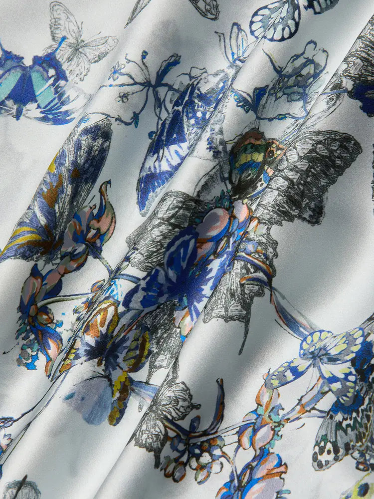 La2616 Butterfly Silk Pant