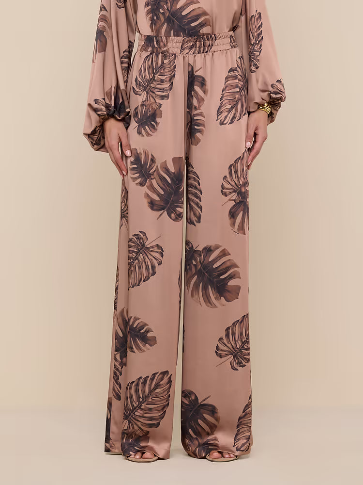 La2616 Wide Leg Palm Pants
