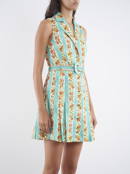 Sa11116 Wild Sea Linen Dress