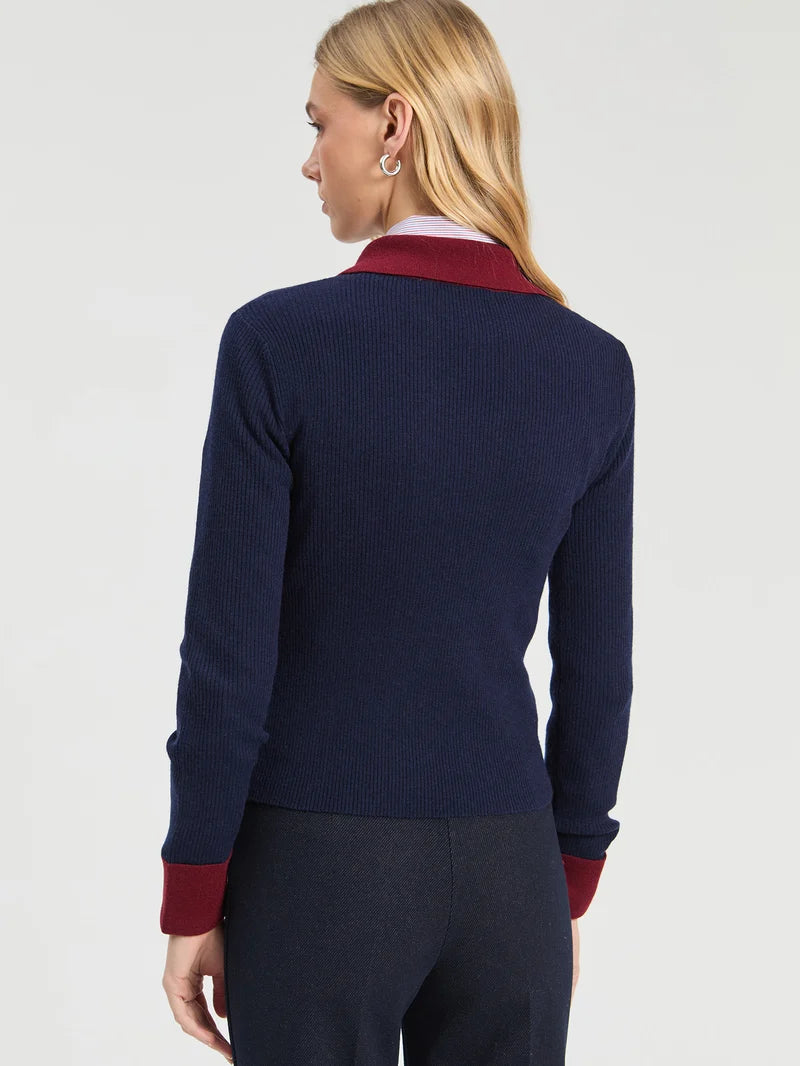 Vi34149 Navy Sweater Top