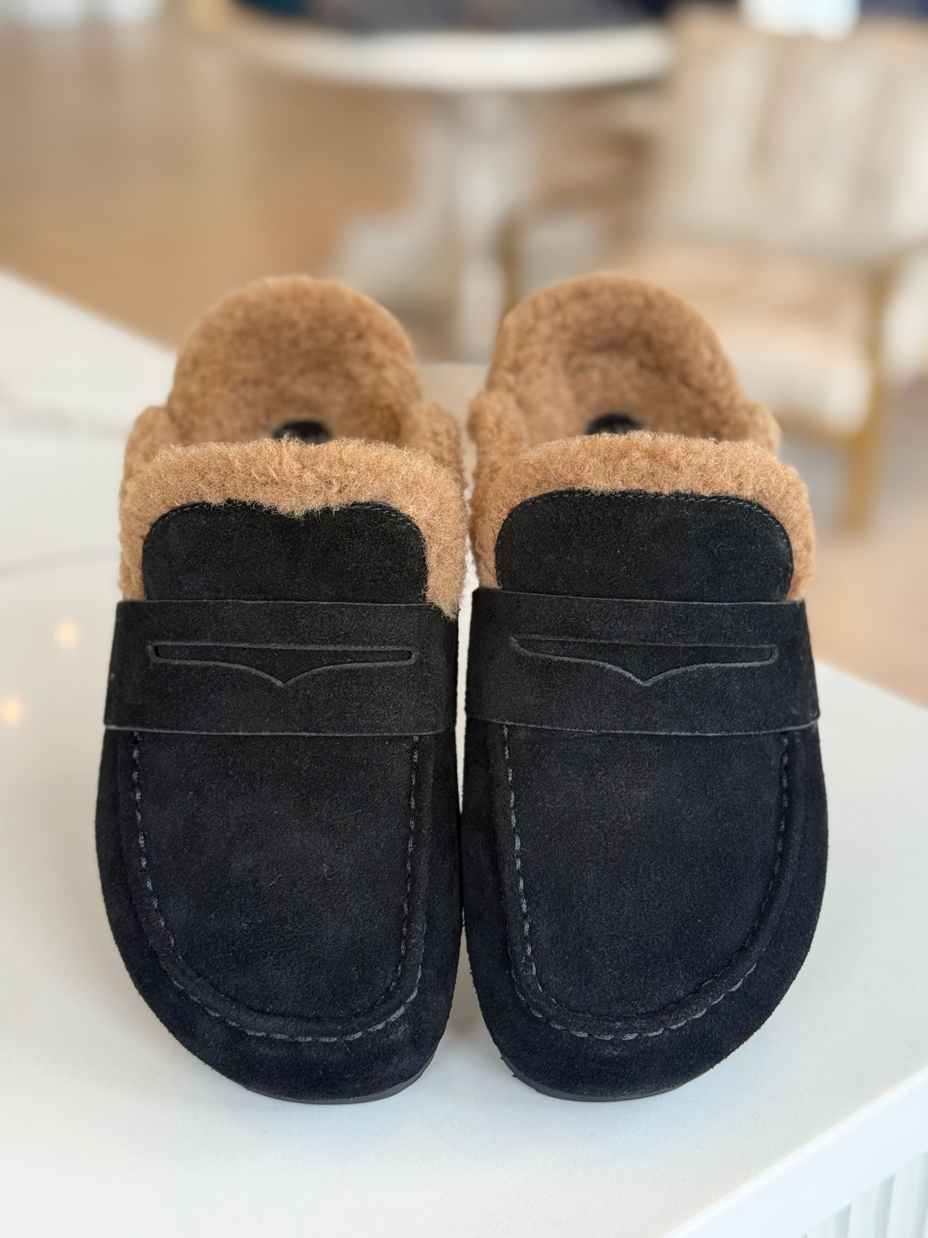 Wynn Fur Flat - Black