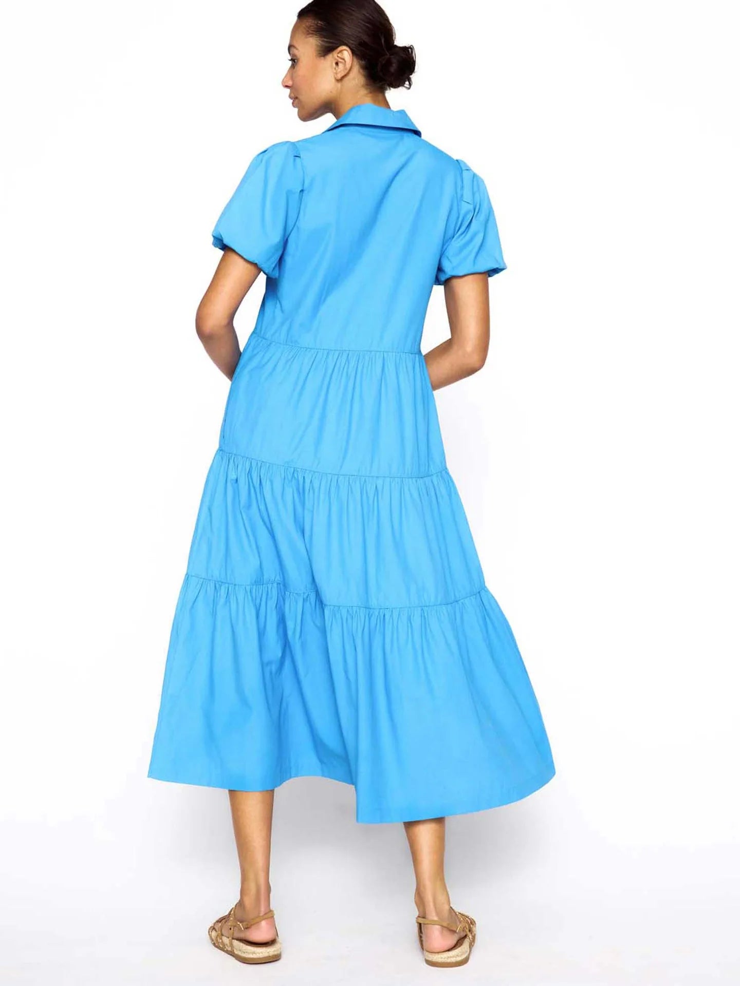 Brjcp3622 Azure Midi Dress