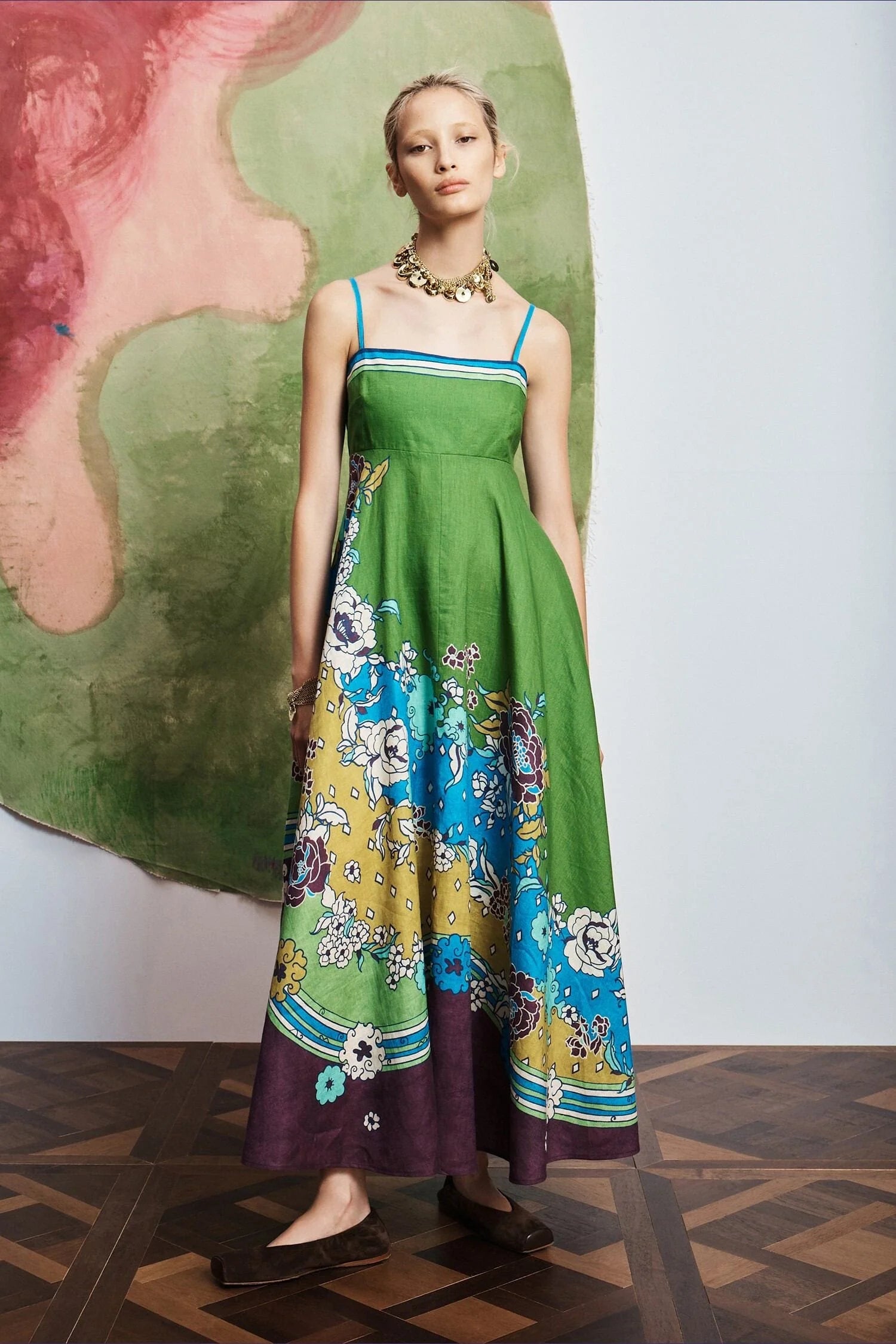 Al7610 Nanci Linen Sundress