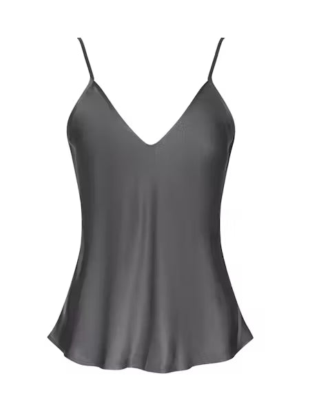 La40404 Ash Olive Silk Camisole
