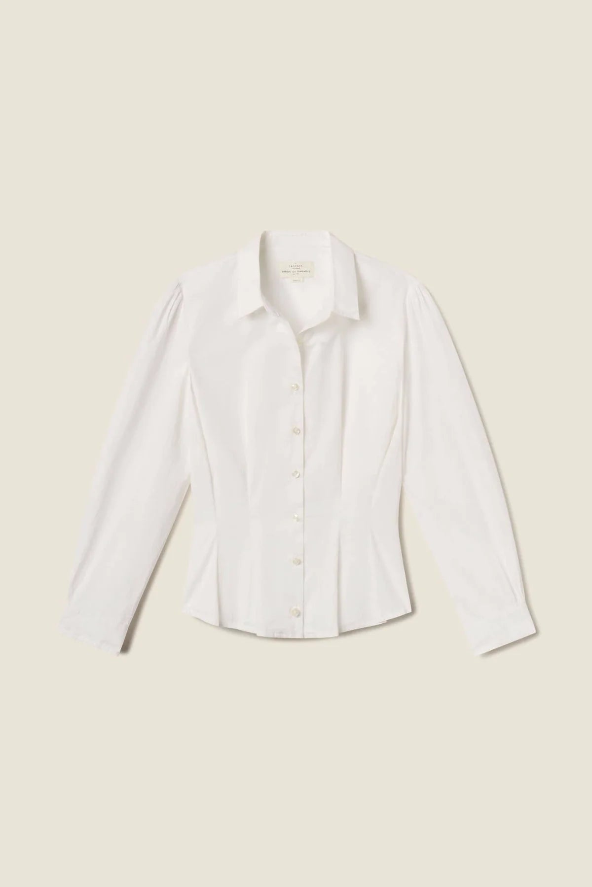Tr1505 White Poplin Top