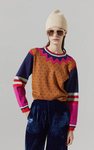 La1509 Caramel Knitted Sweater