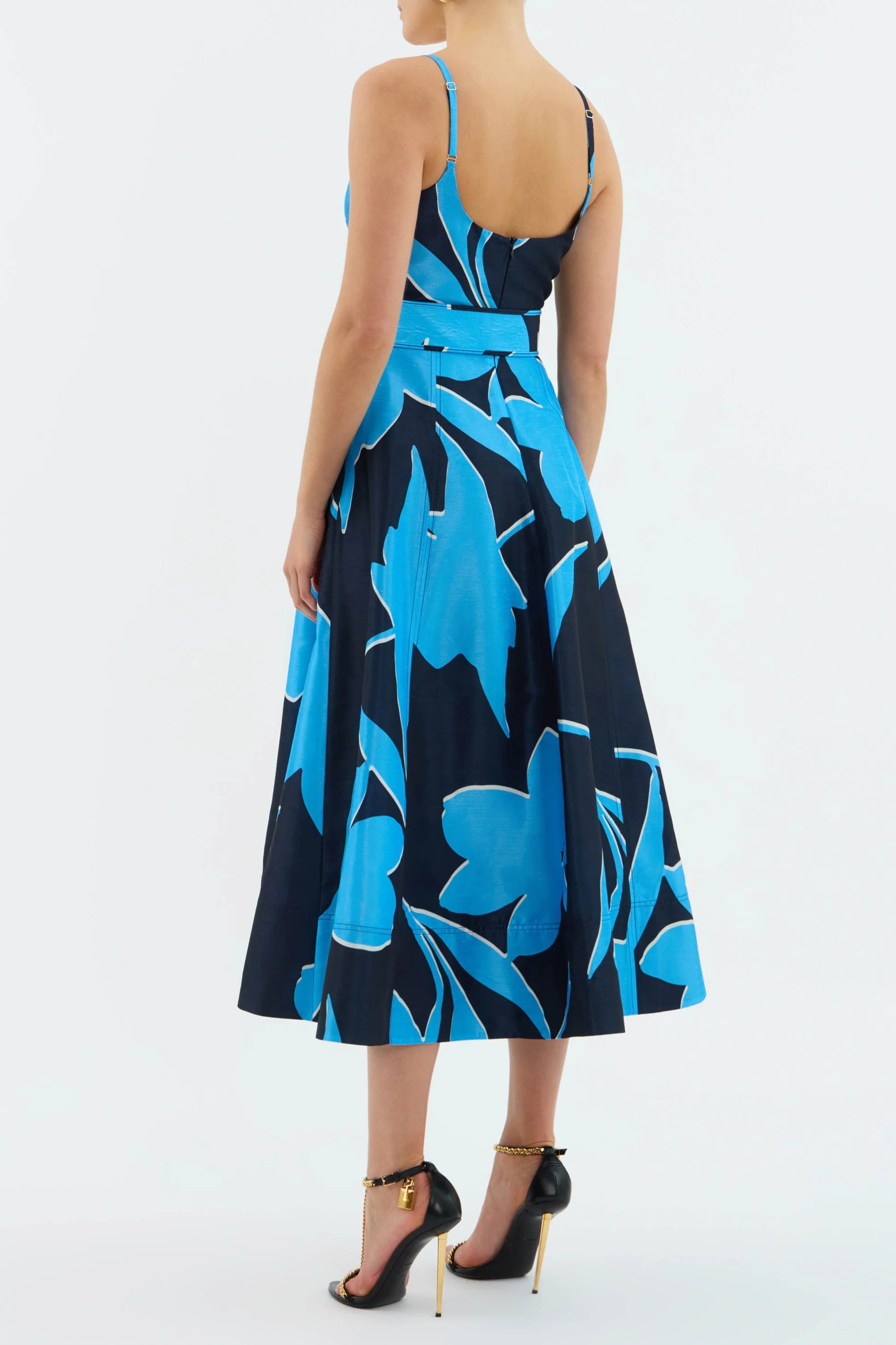 Re2404 Abstract Midi Dress