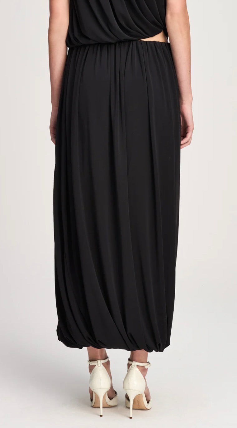 Cizs66127 Draped Midi Skirt