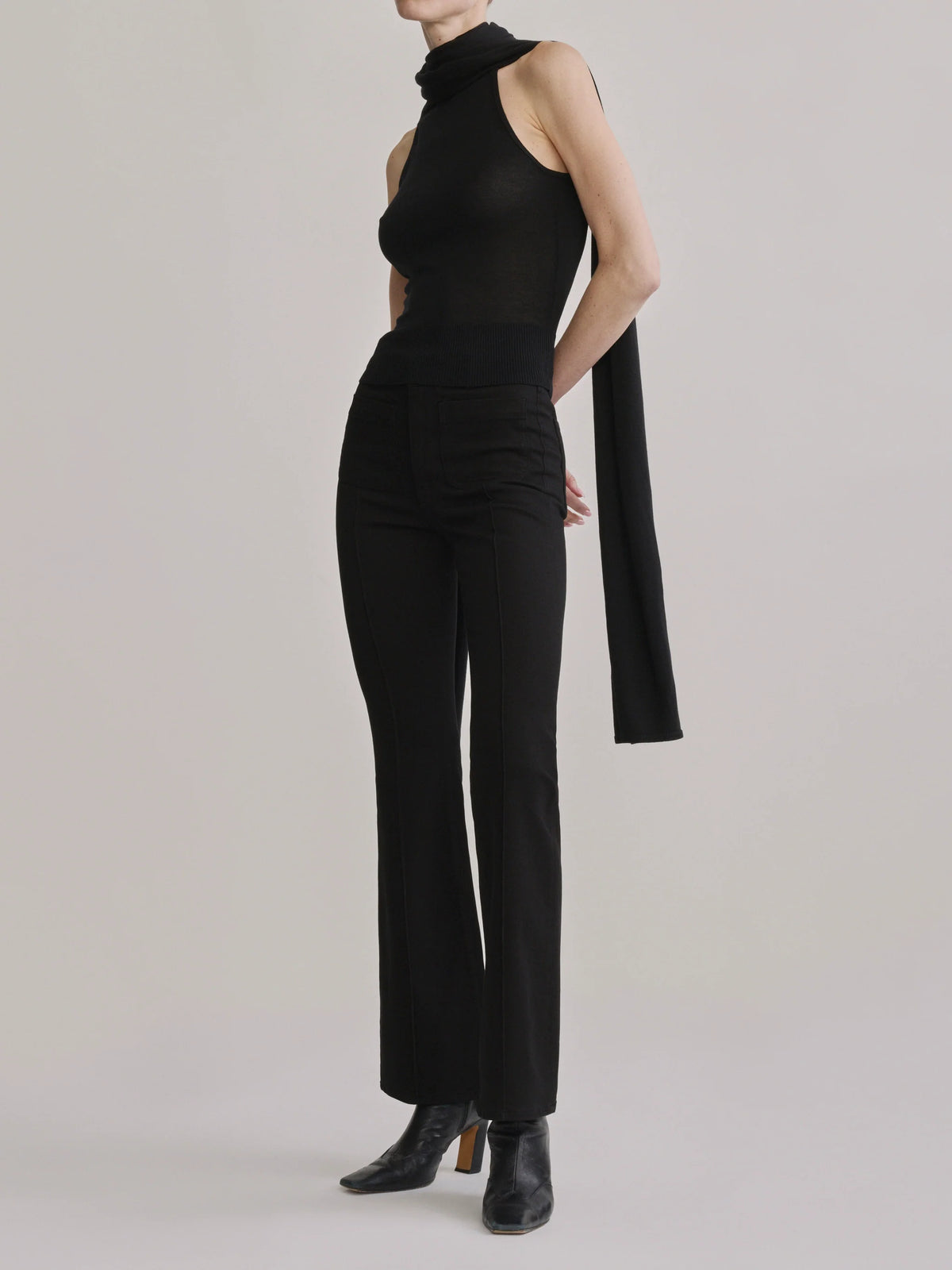 Dl14466 Bridget Bootcut - Black Pintuck