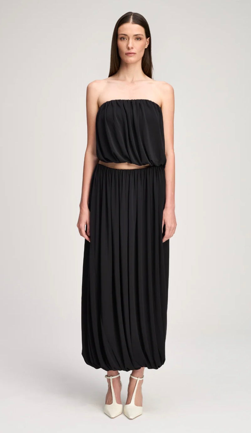 Cizs66127 Draped Midi Skirt