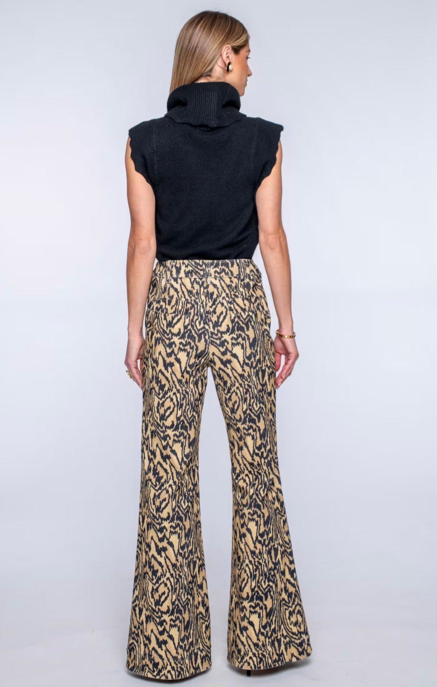 El358347 Printed Corduroy Trouser