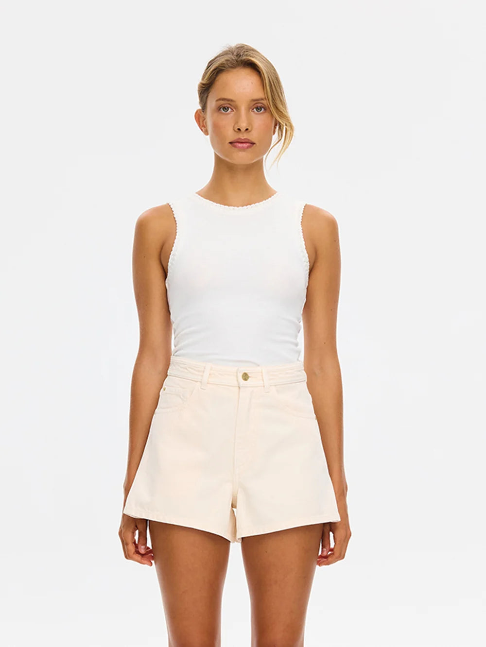 Kim234 Dylan Denim Shorts - Rosewater