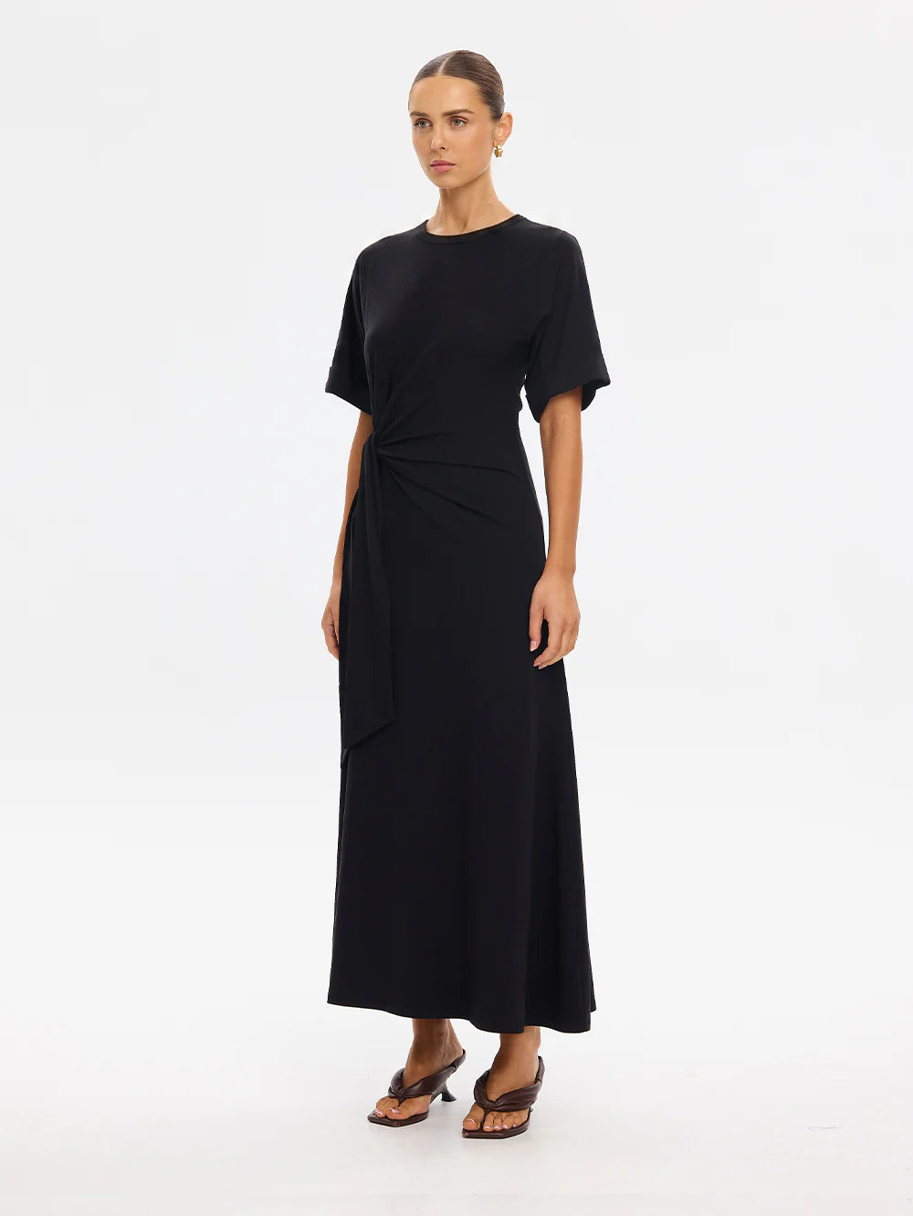 Ki372 Black Maxi Dress