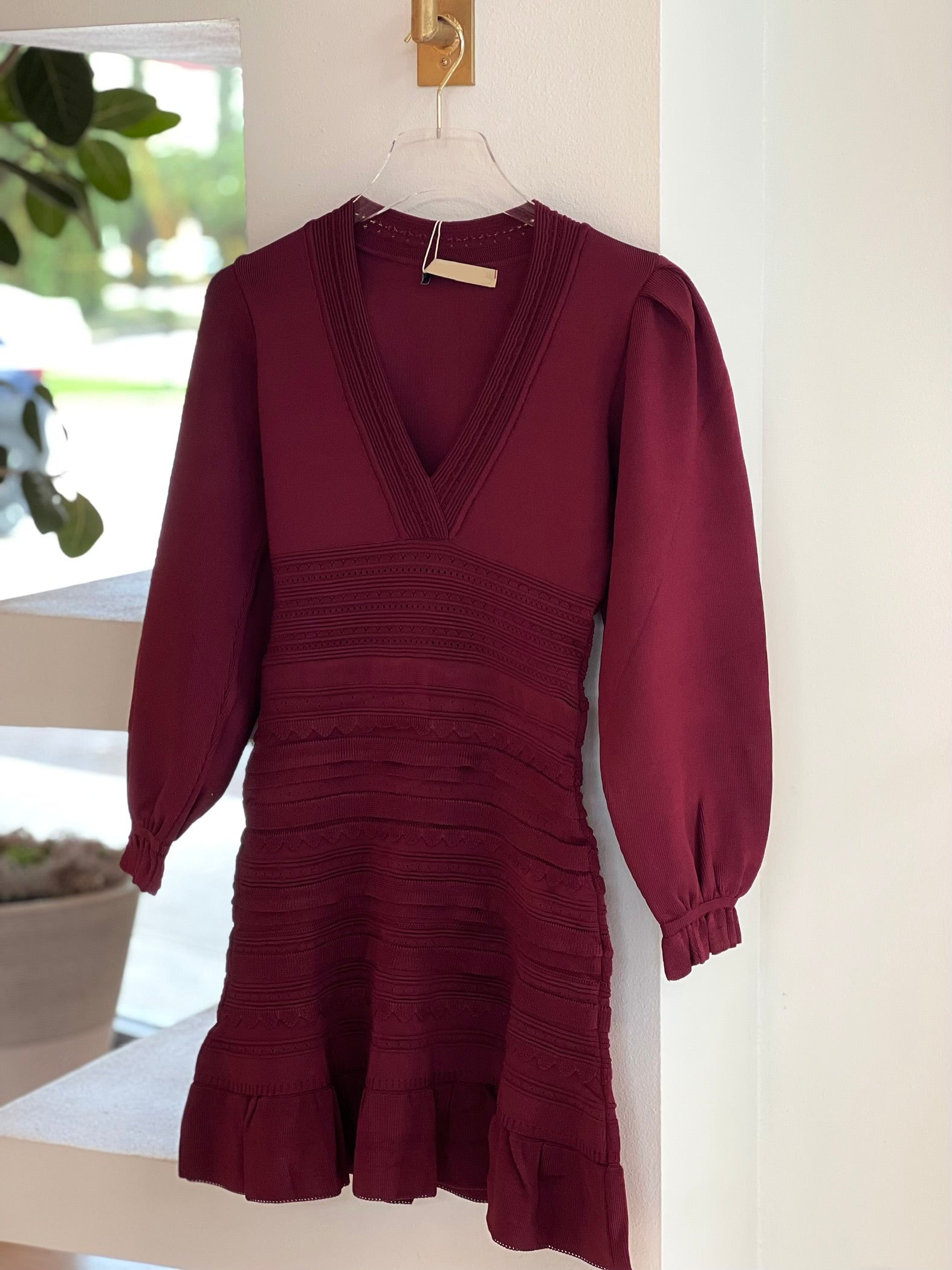 Pa4724 Marsala Dress