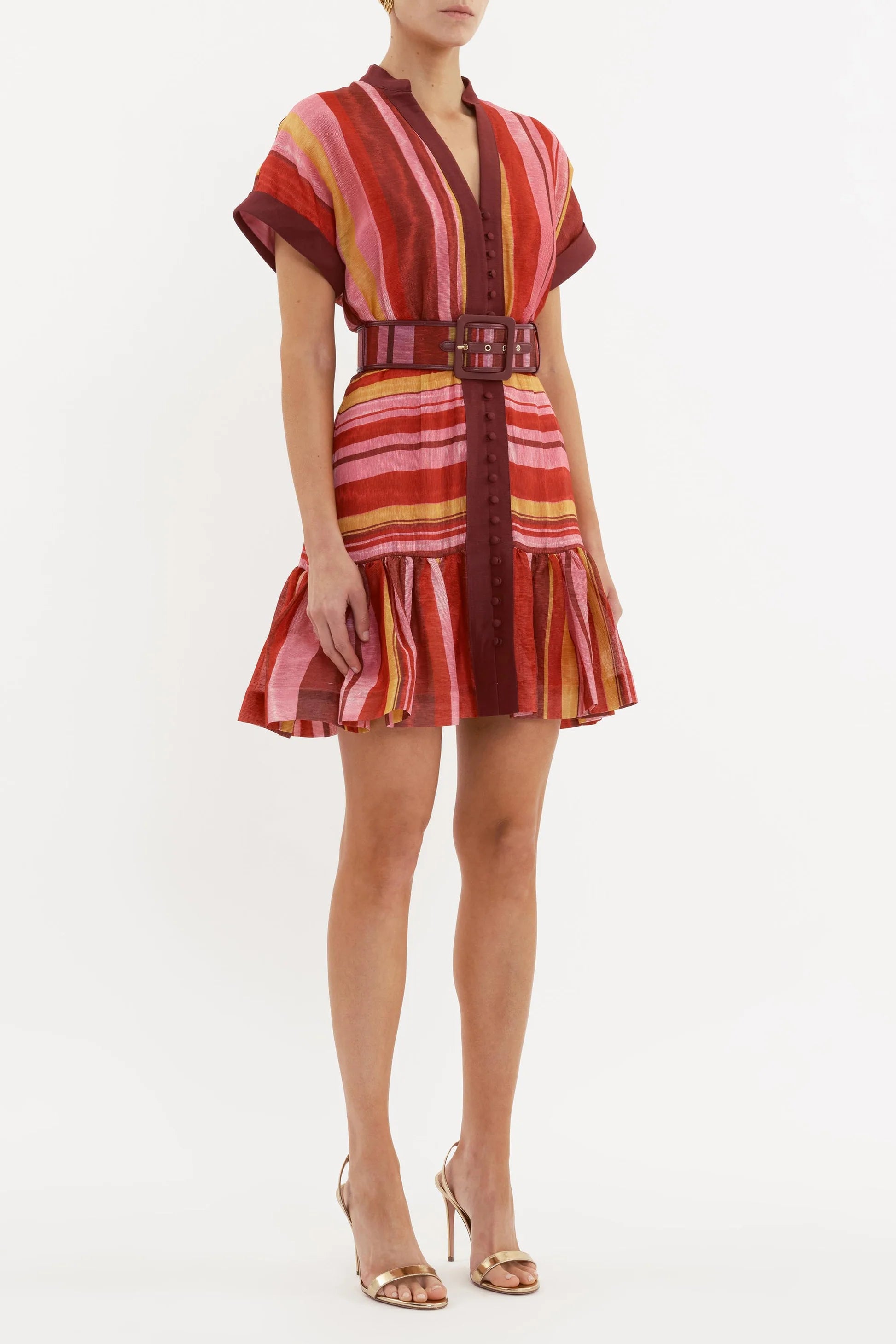 Re1786 Milana Stripe Mini Dress