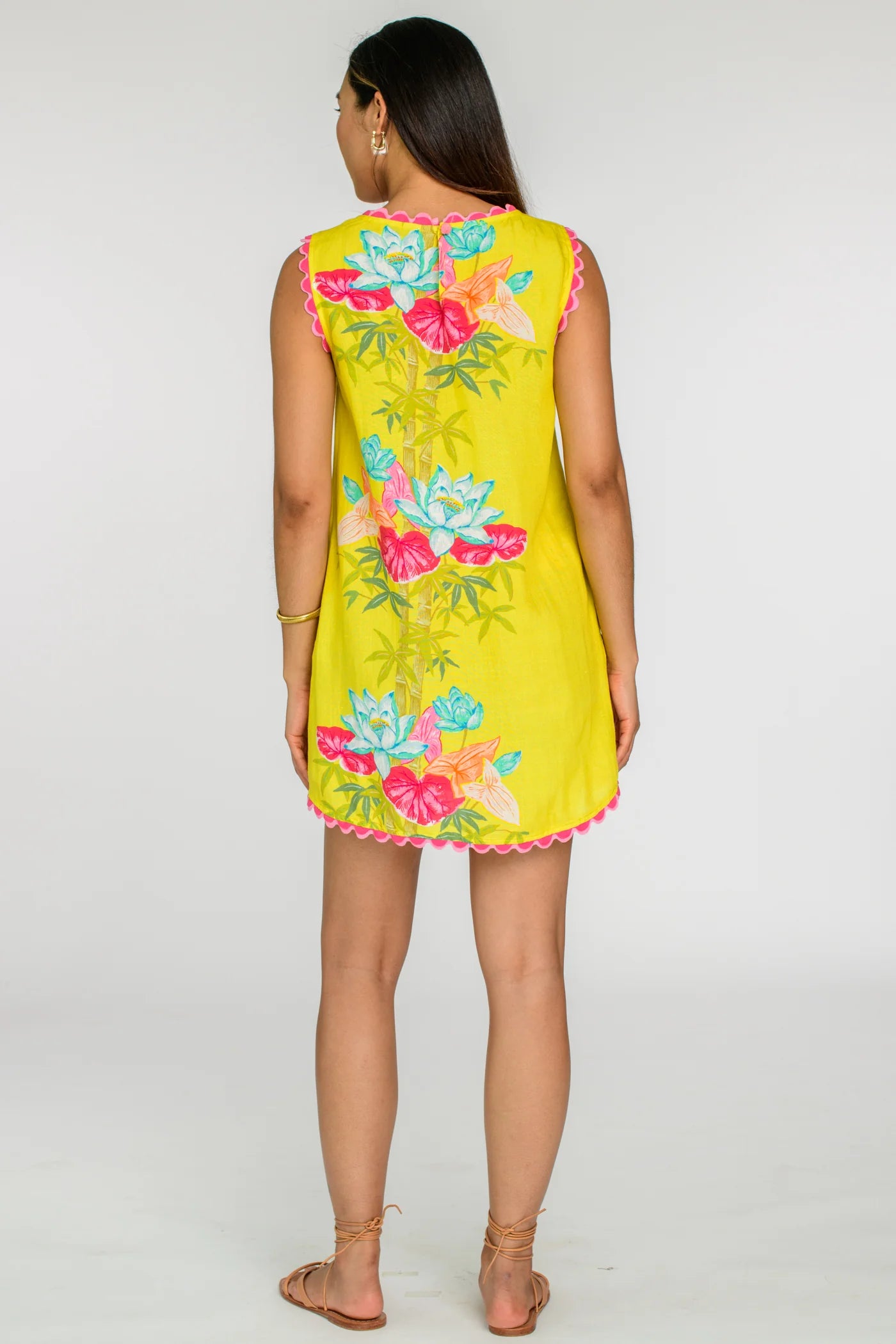 El3299 Tropical Mini Dress