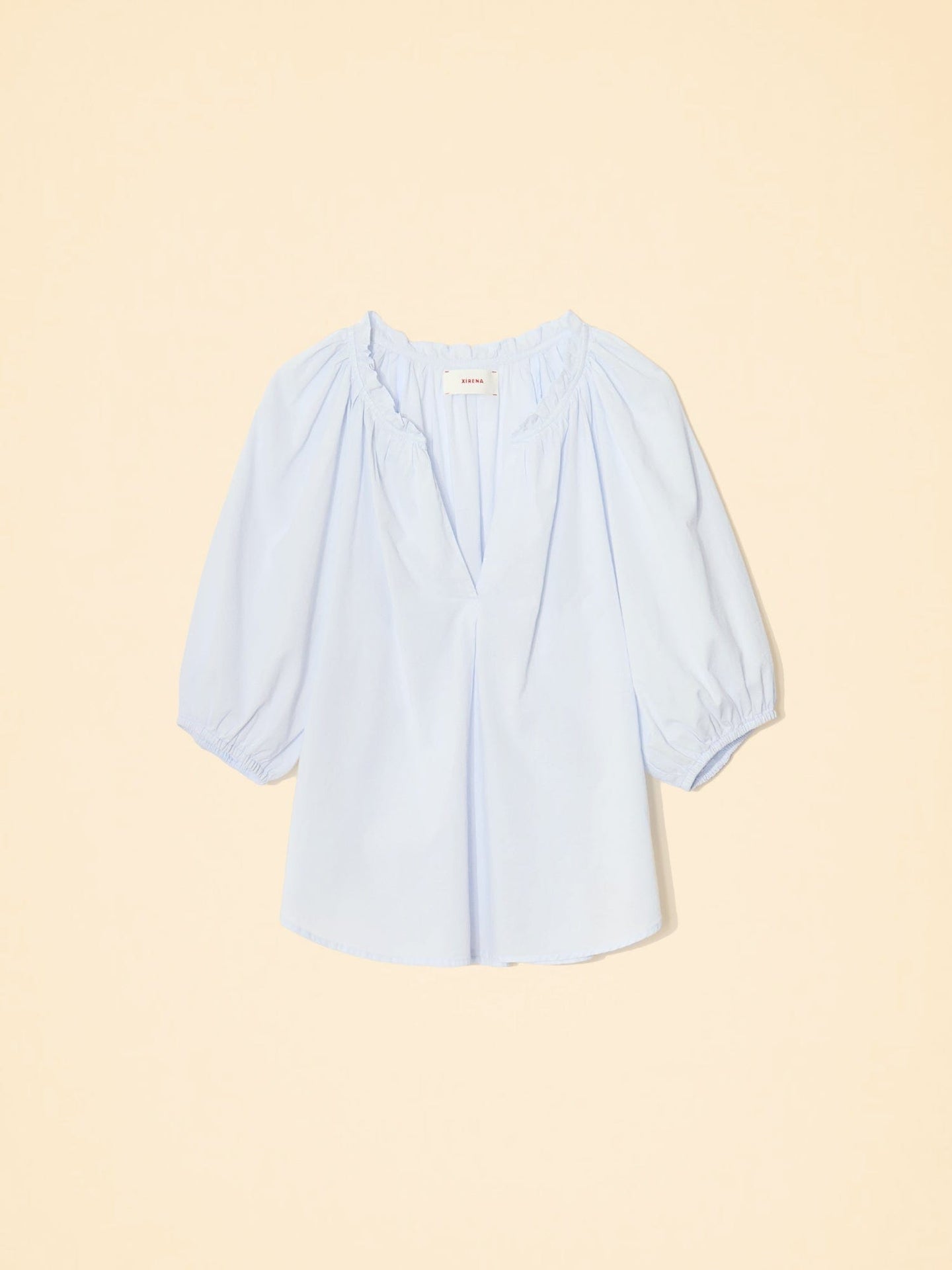 Xix5ctp048 Sky Popover Blouse