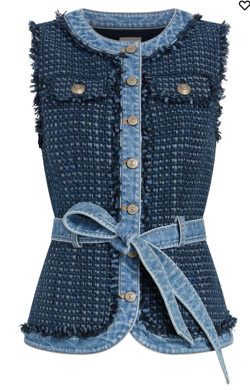 Cizv03011 Denim Vest