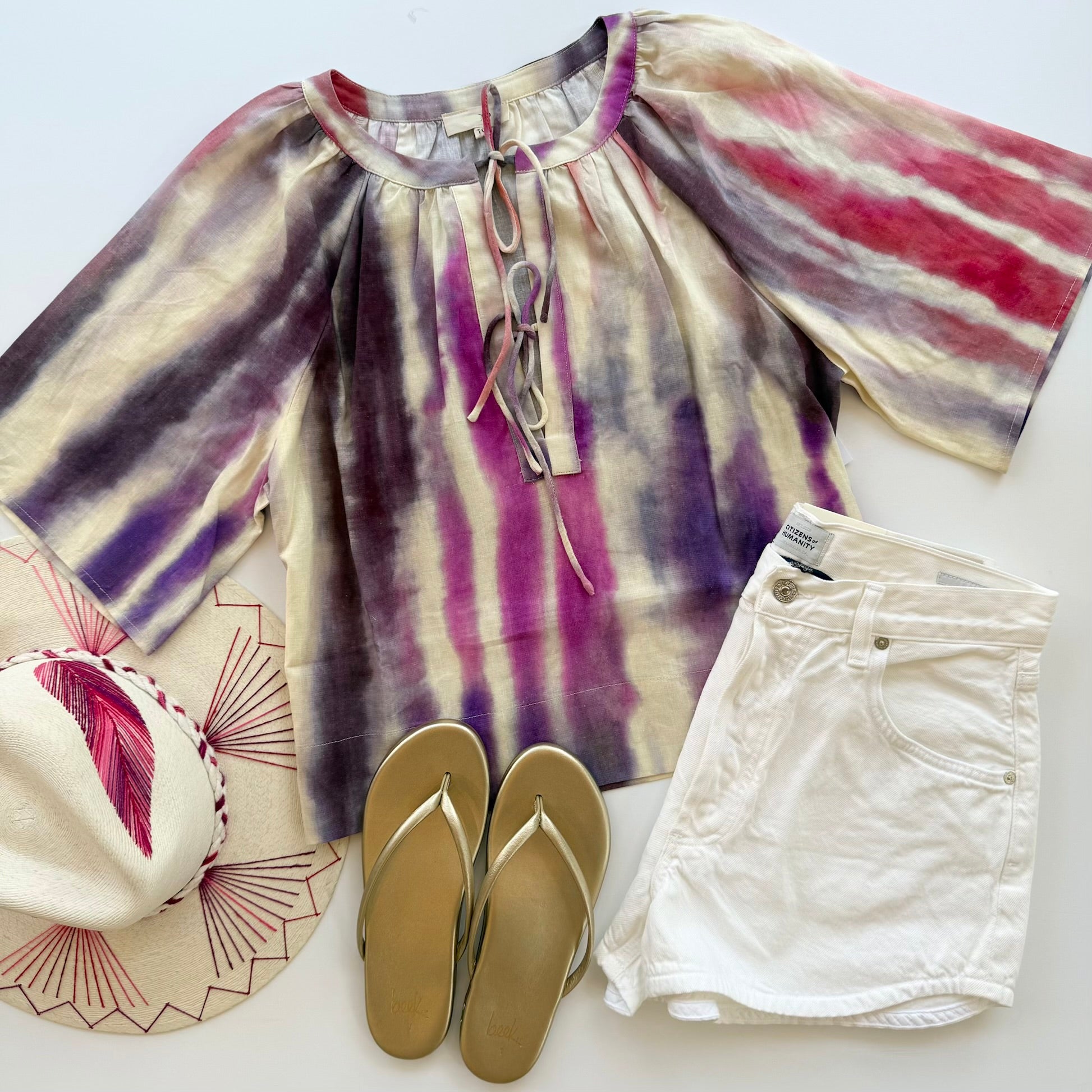 Su7106 Tie Dye Futter Blouse