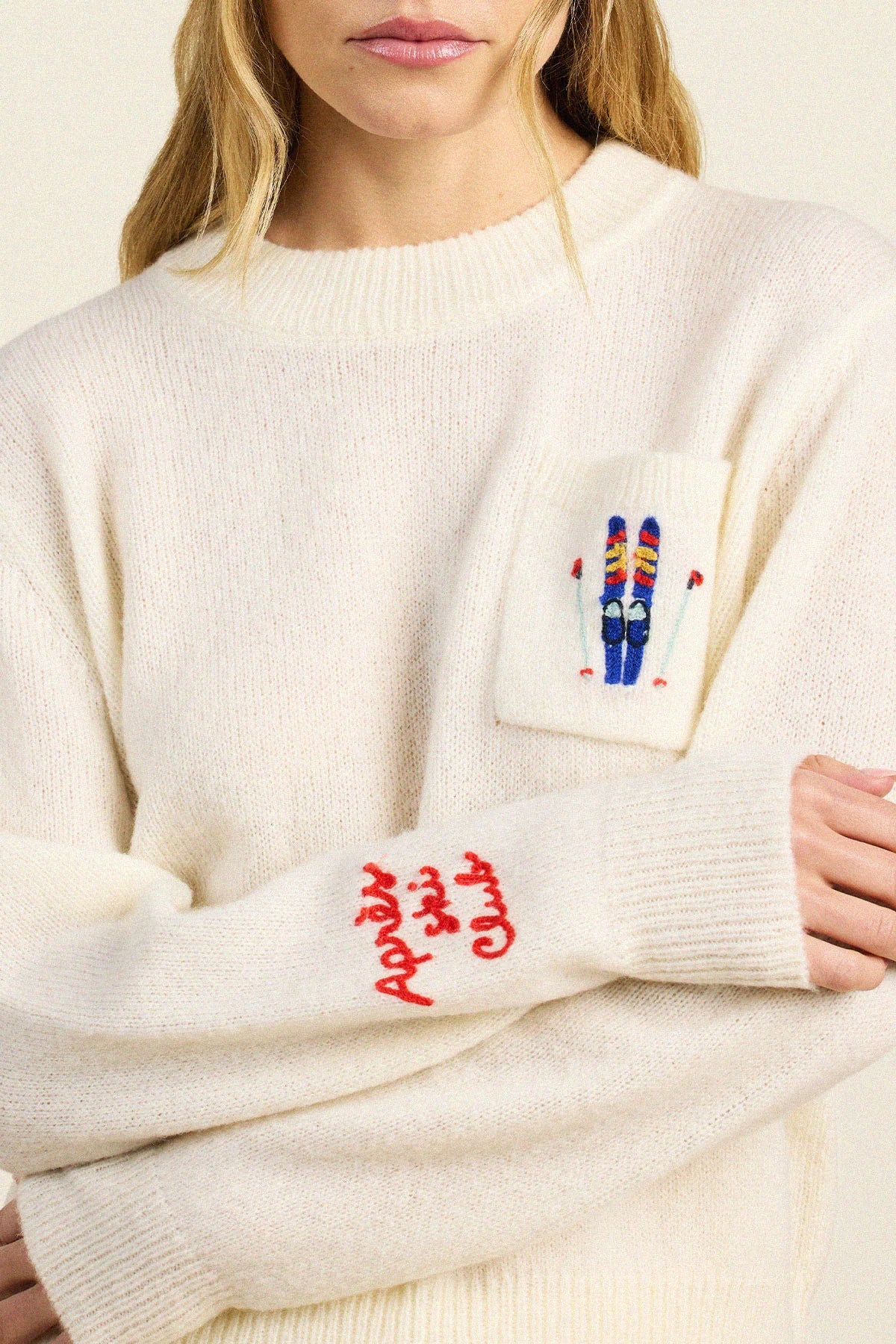 Trw1618 Apres Ski Sweater - Cream