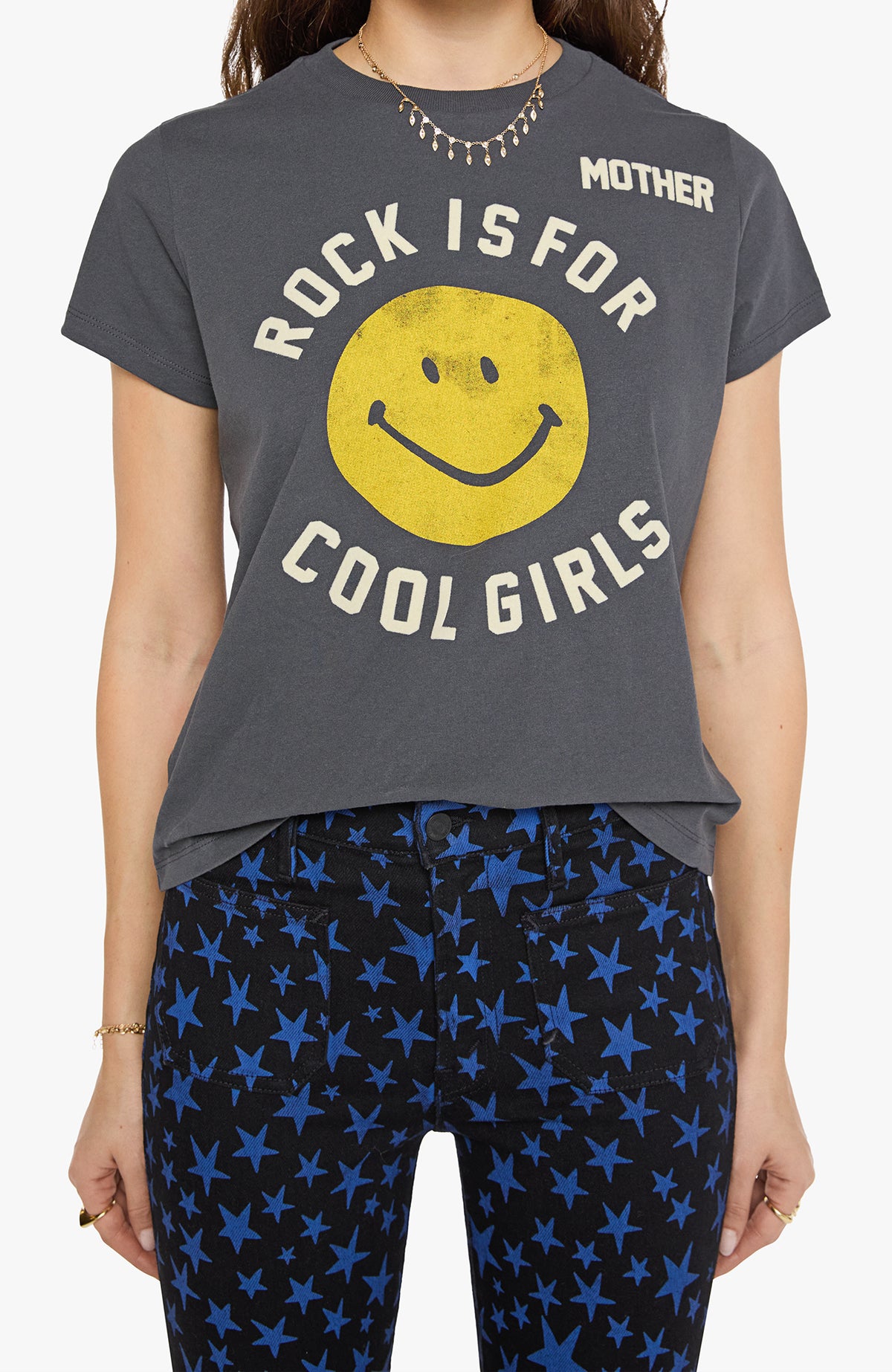 Mo8231 Boxy Tee - Rock is For Cool Girls