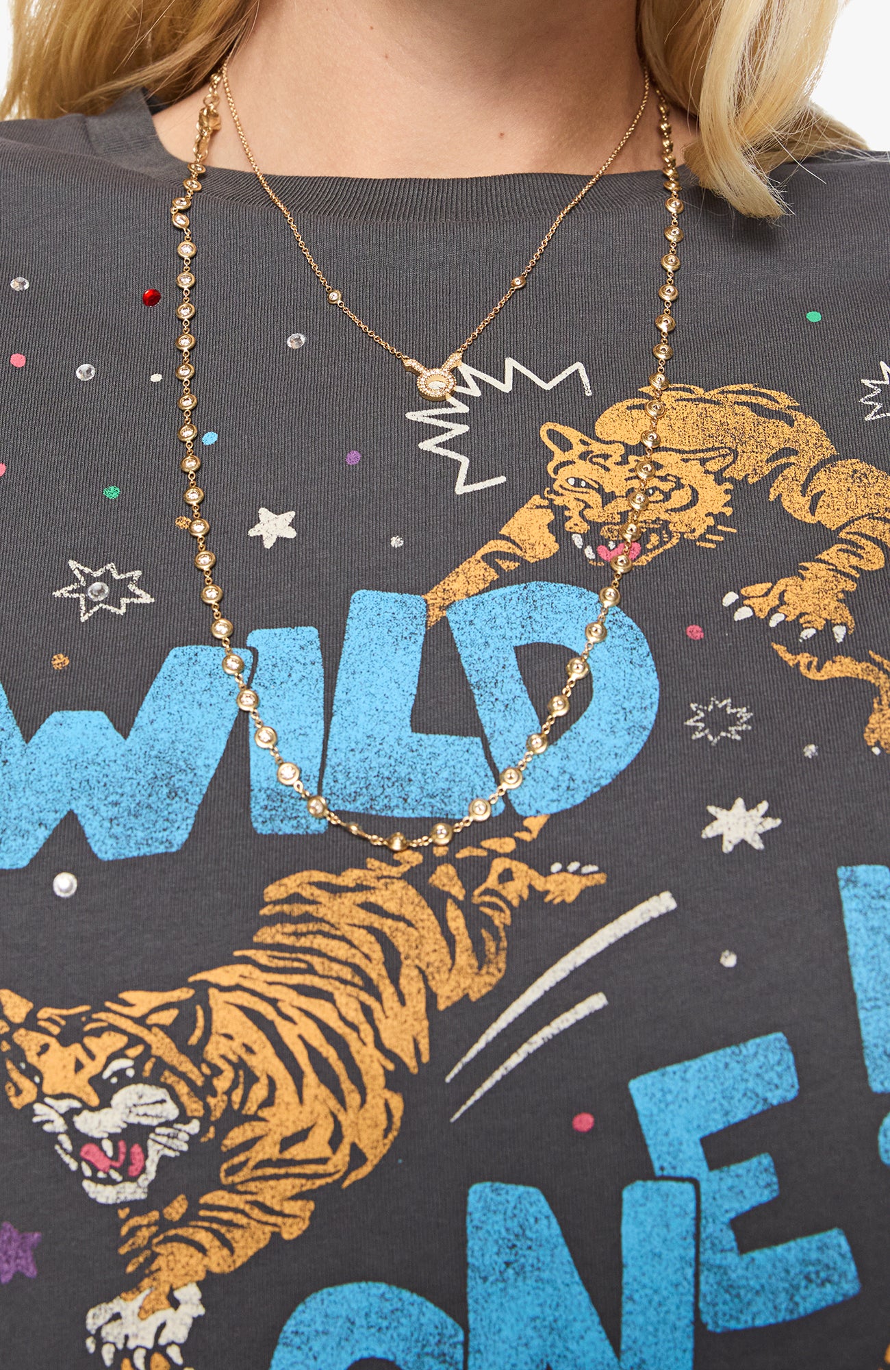 Mo8231 Wild One Tiger Tee