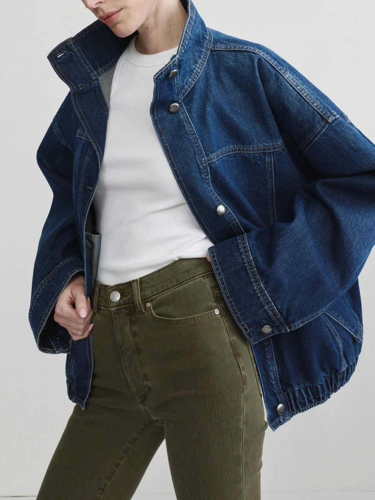 Dl80305 Oversized Denim Jacket