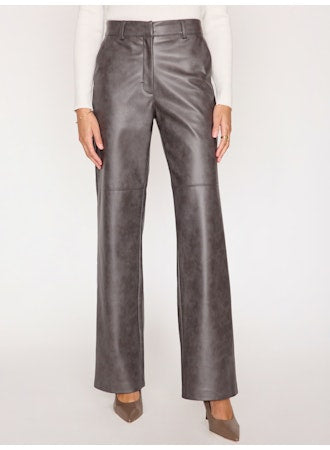 Brpul4316 Vegan Leather Crop Pant