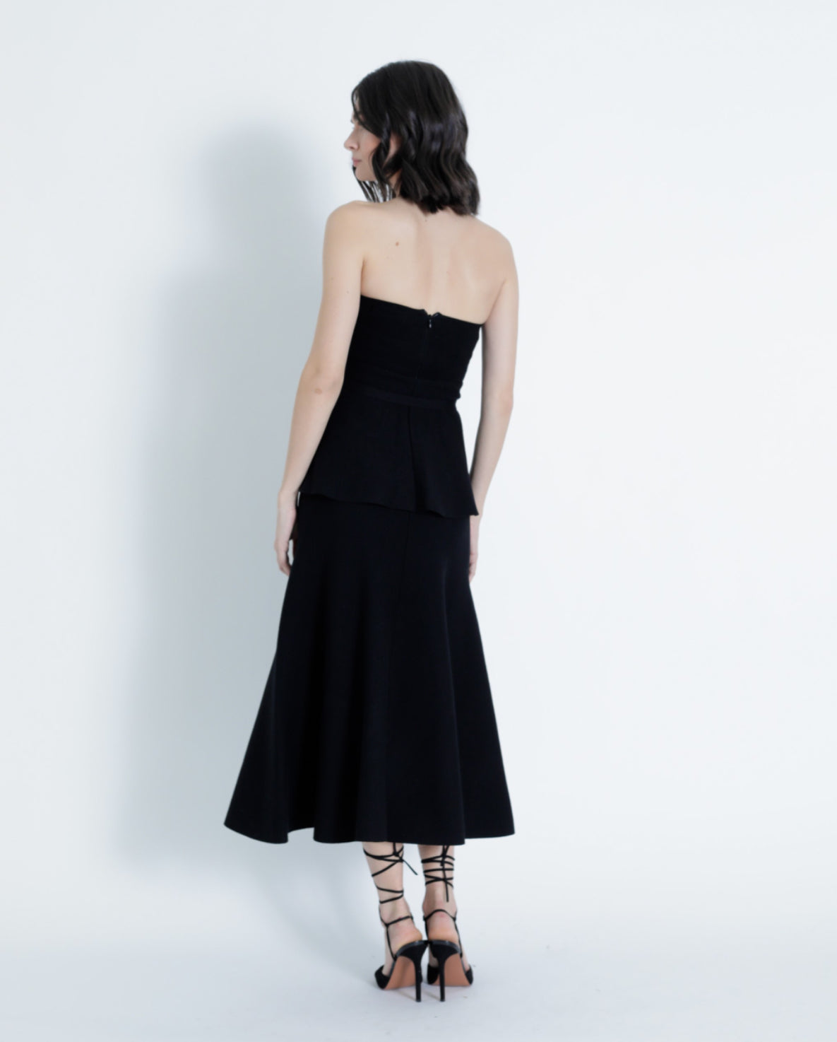 Ka30422 Set - Strapless Top & Skirt Set