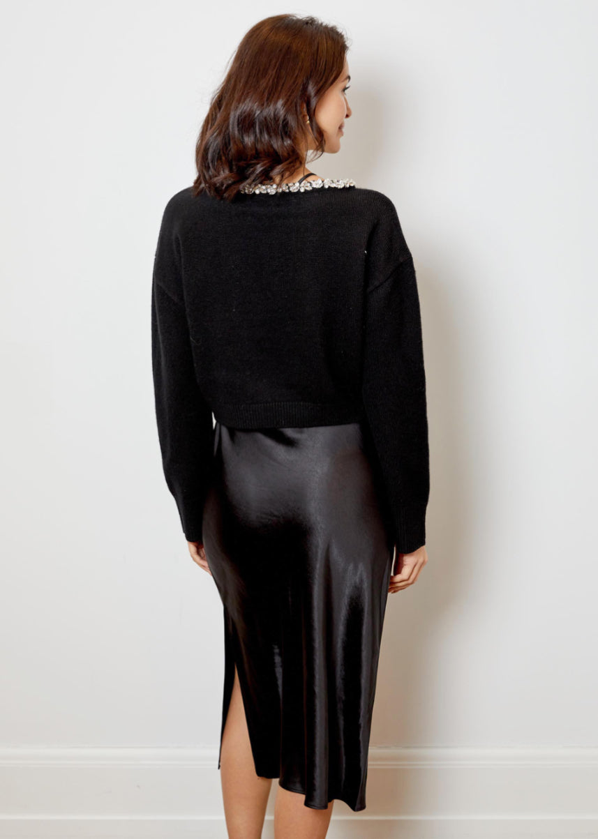 Dh2002 Combo Sweater Dress