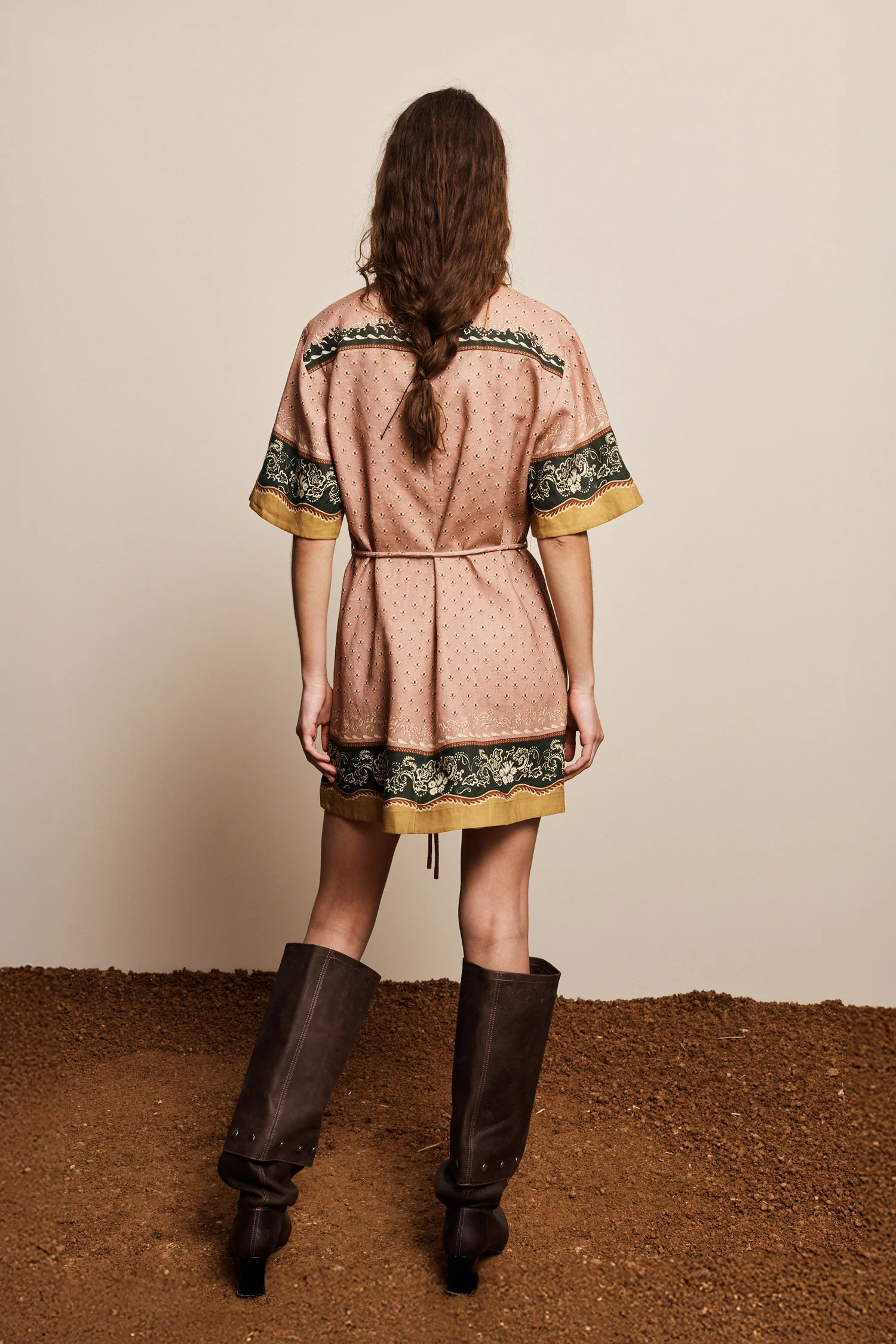 Al8062 Darcey Belted Mini Dress