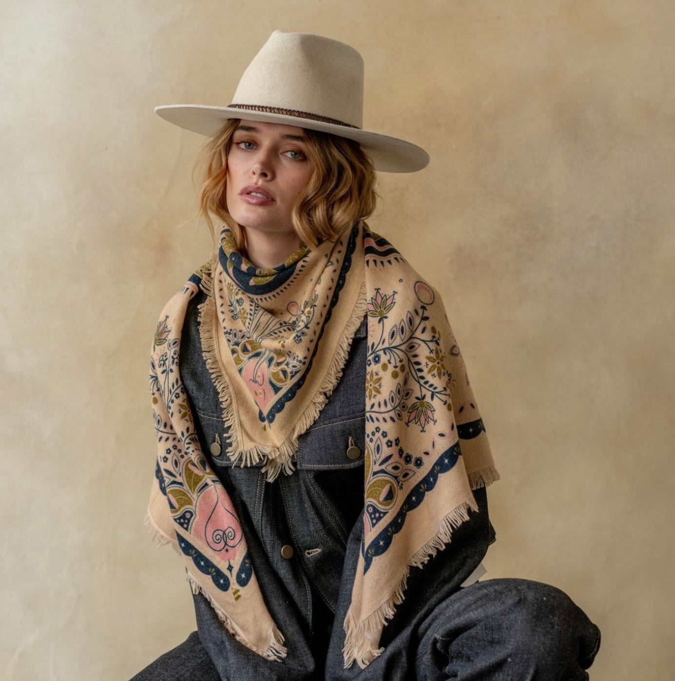 Fa2000 Bandana Scarf - Sandstone/Matcha