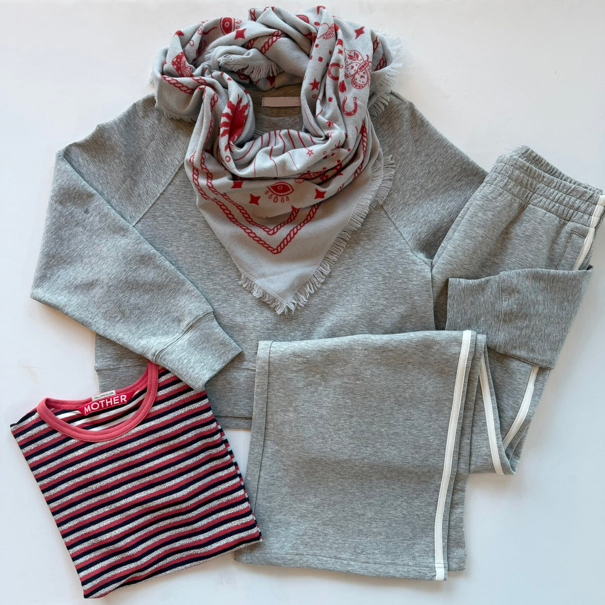 Pet349 Grey Pureform Raglan Sweatshirt