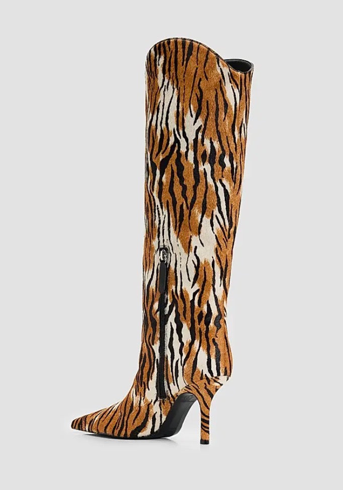 Scmary Tiger Stiletto Boot