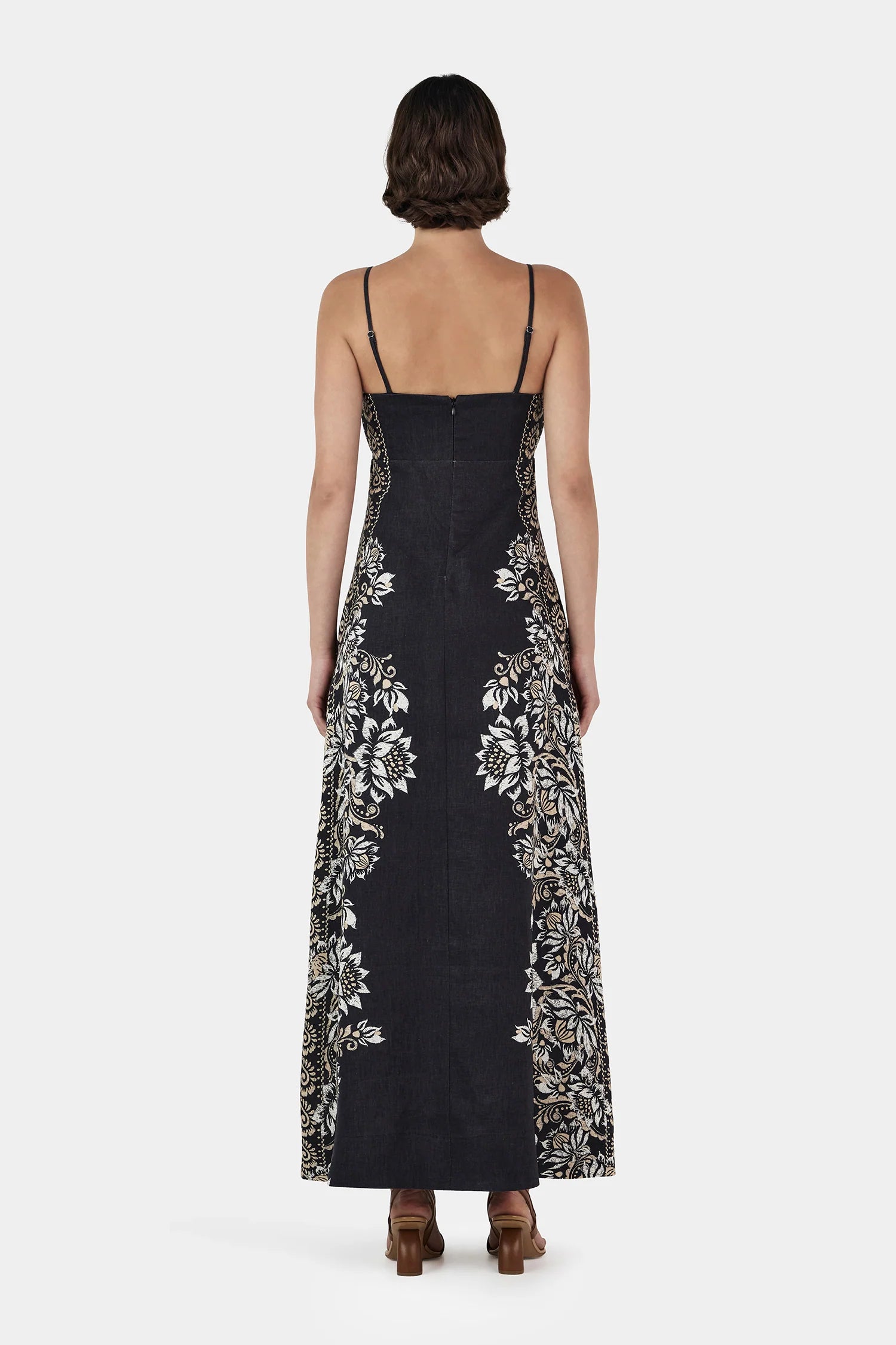 Ha8547 Midnight Bells Maxi Dress