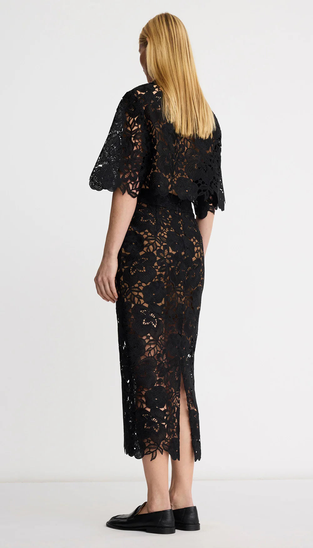 Sm2610 Lace Pencil Skirt