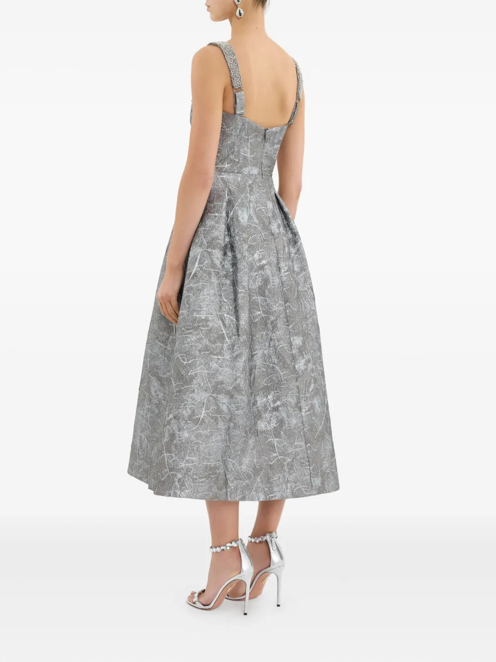 Re1349 Rebecca Vallance Sterling Silver Midi Dress