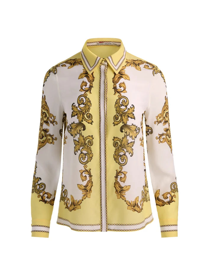 Alcc12017 Golden Coast Silk Blouse