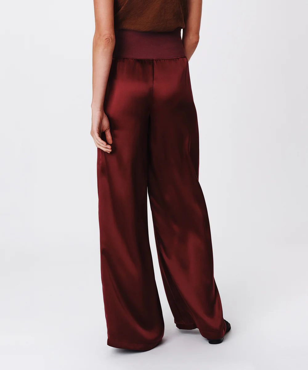 Ataw9027 Merlot Palazzo Pant