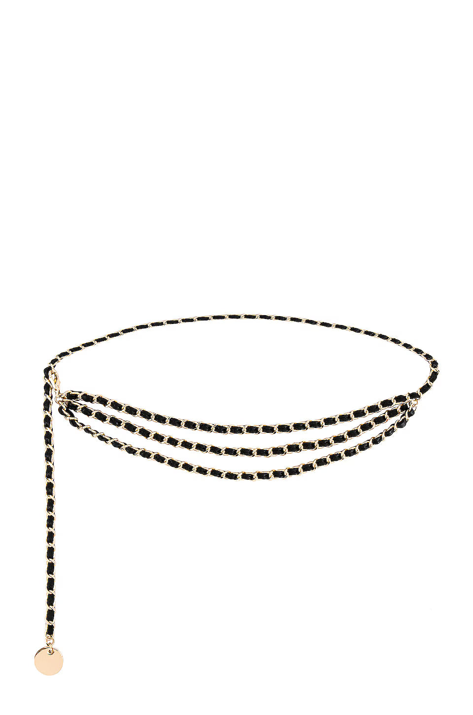 Bebw383 Gissel Mini Chain Belt - Black