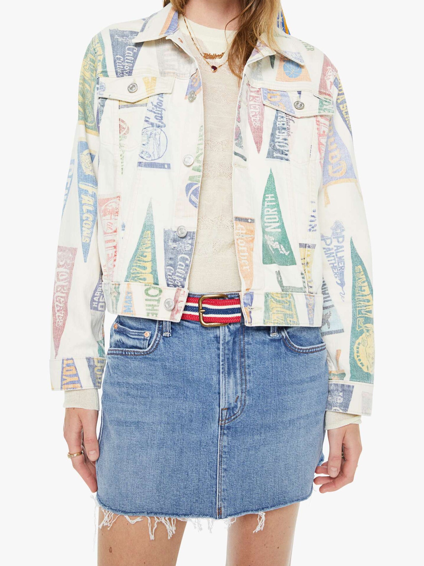 Mo3141 The Bruiser Denim Jacket- Pep Rally