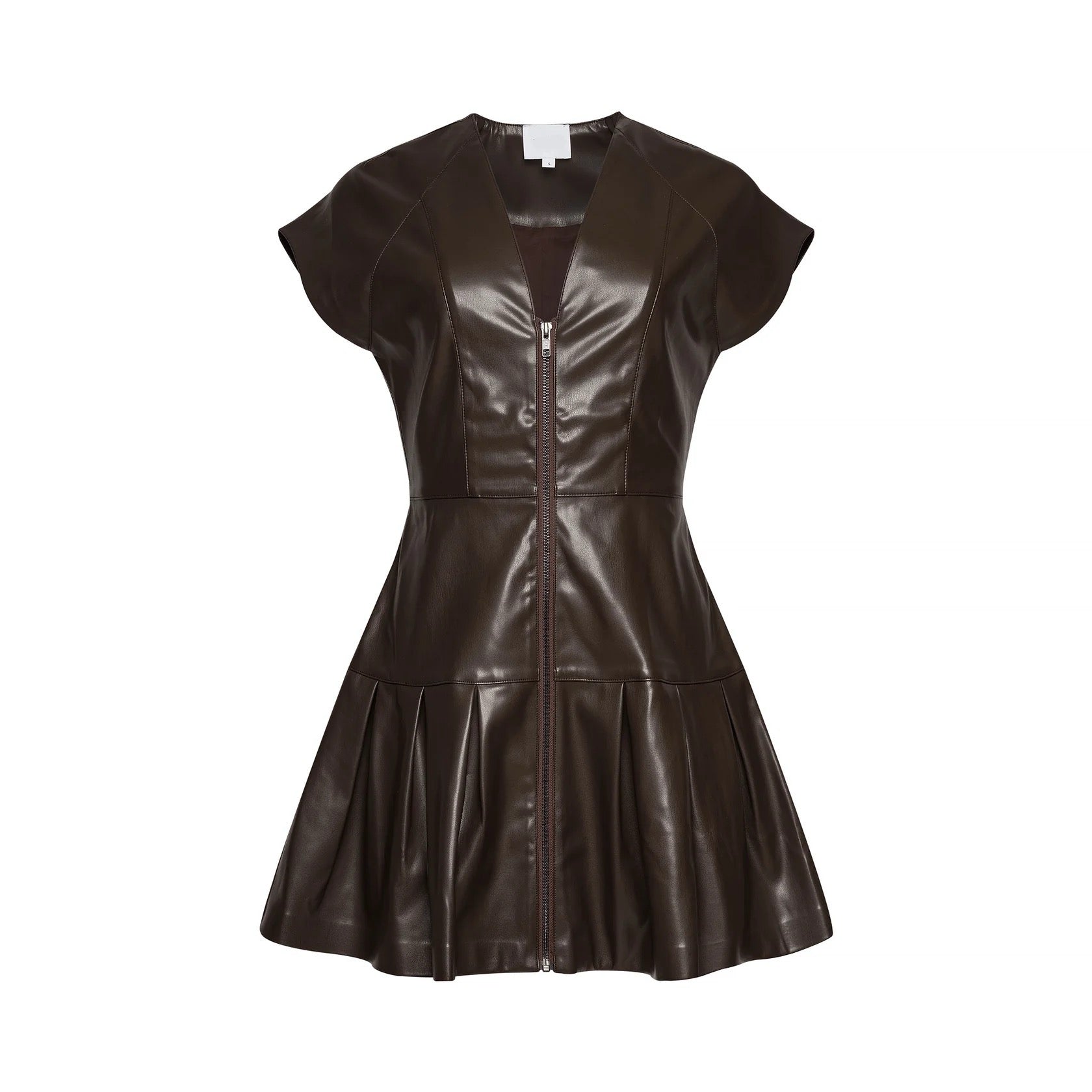 Su153 Chocolate Faux Dress