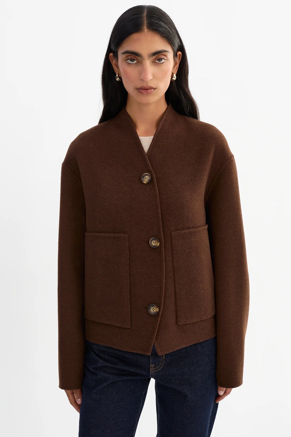 Lahania Reversible Wool Jacket - Leopard