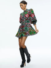 Load image into Gallery viewer, Alcc402p09522 Monarch Blouson Sleeve Mini Dress
