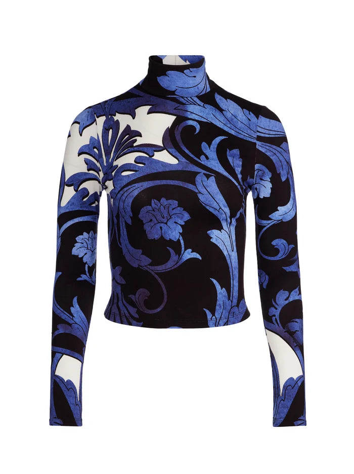 Alcc43011 Regal Printed Turtleneck