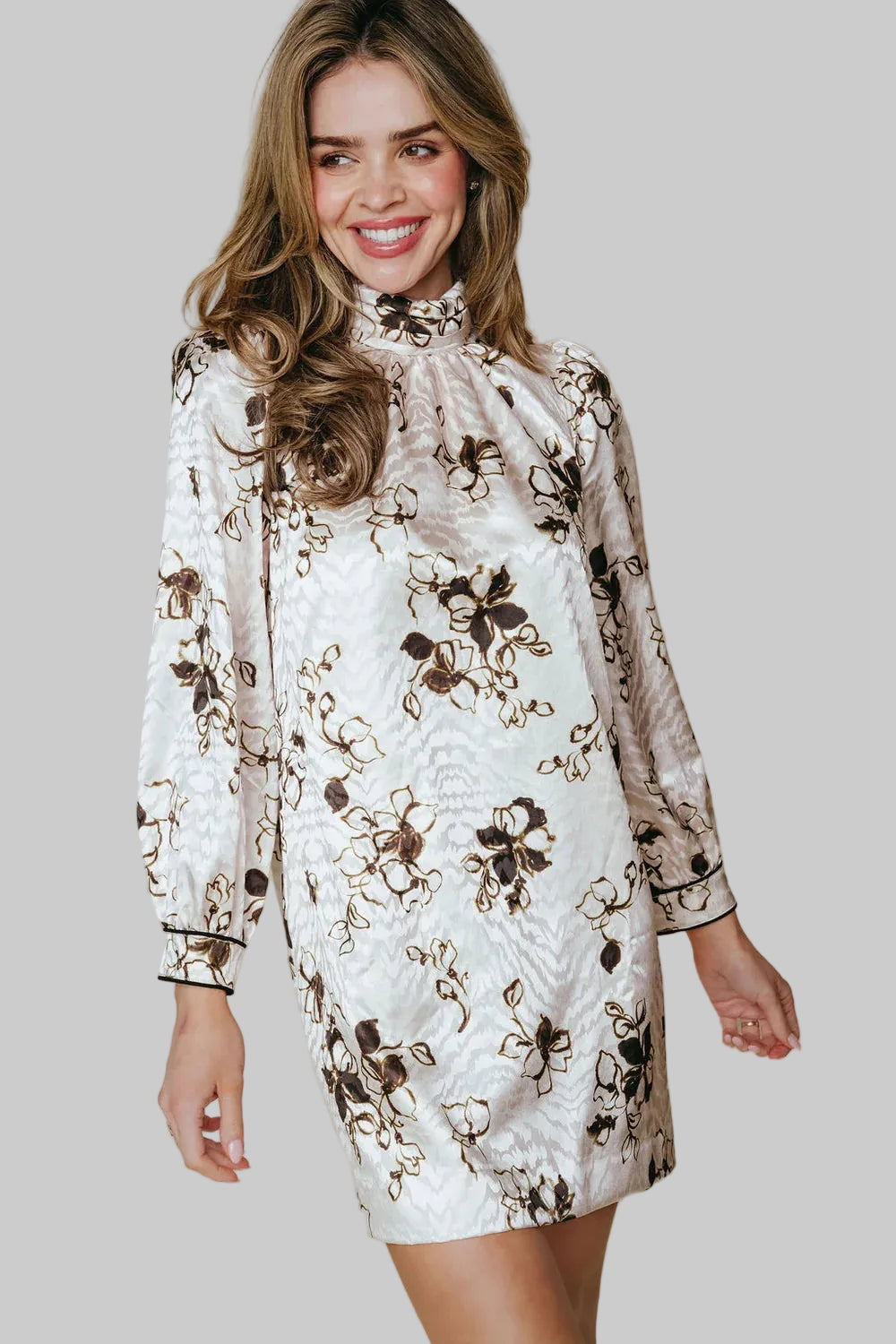 Lalrd01 Ink Sketch Shift Dress