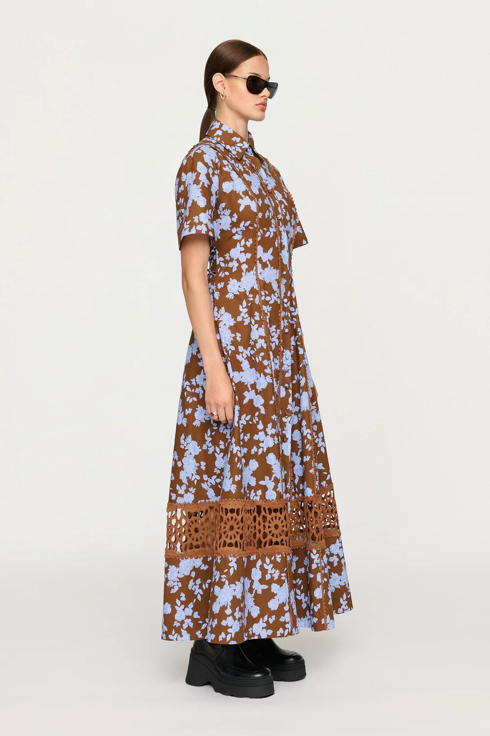Cl1716 Bluebell Midi Shirtdress