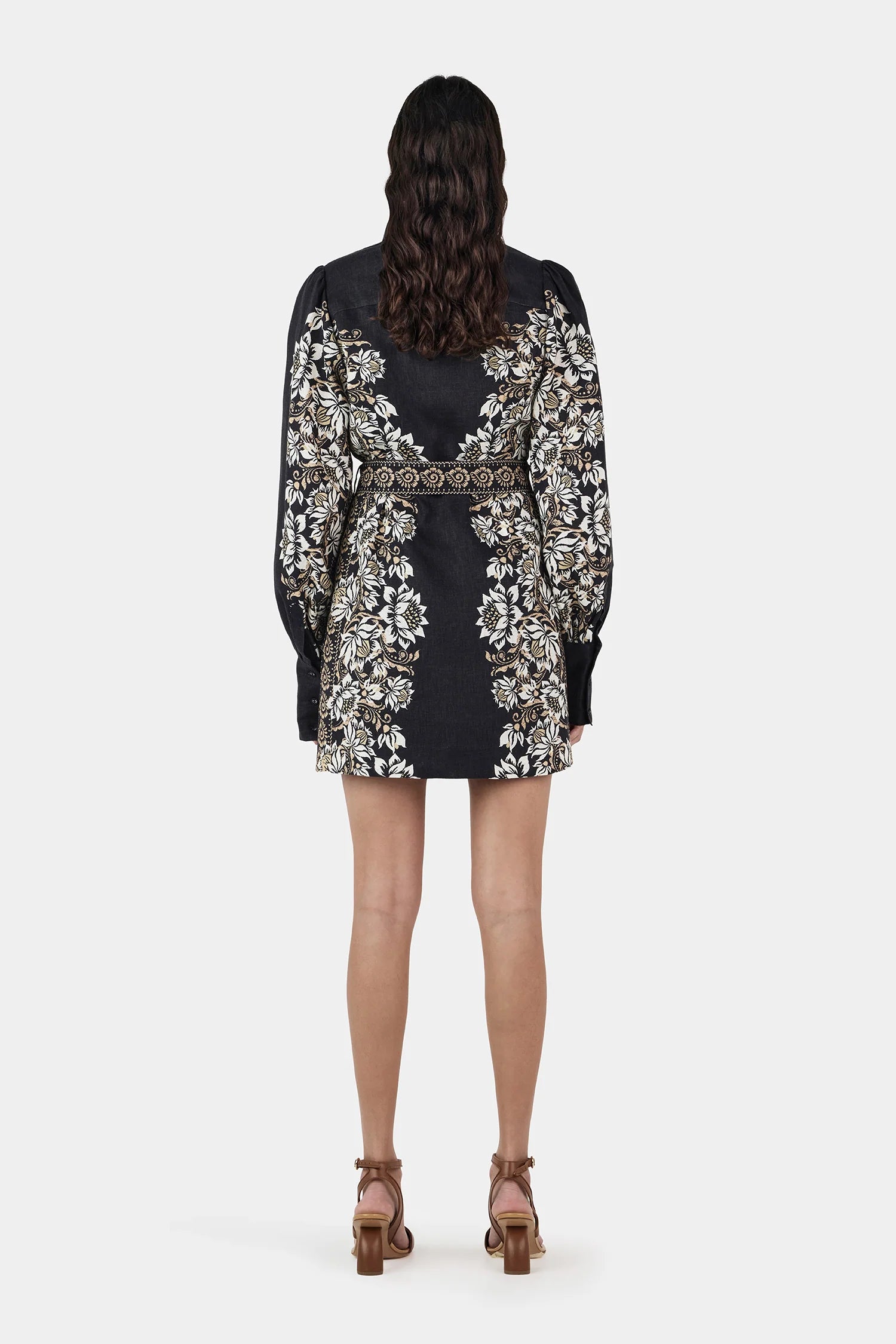 Ha8243 Midnight Bells Mini Dress