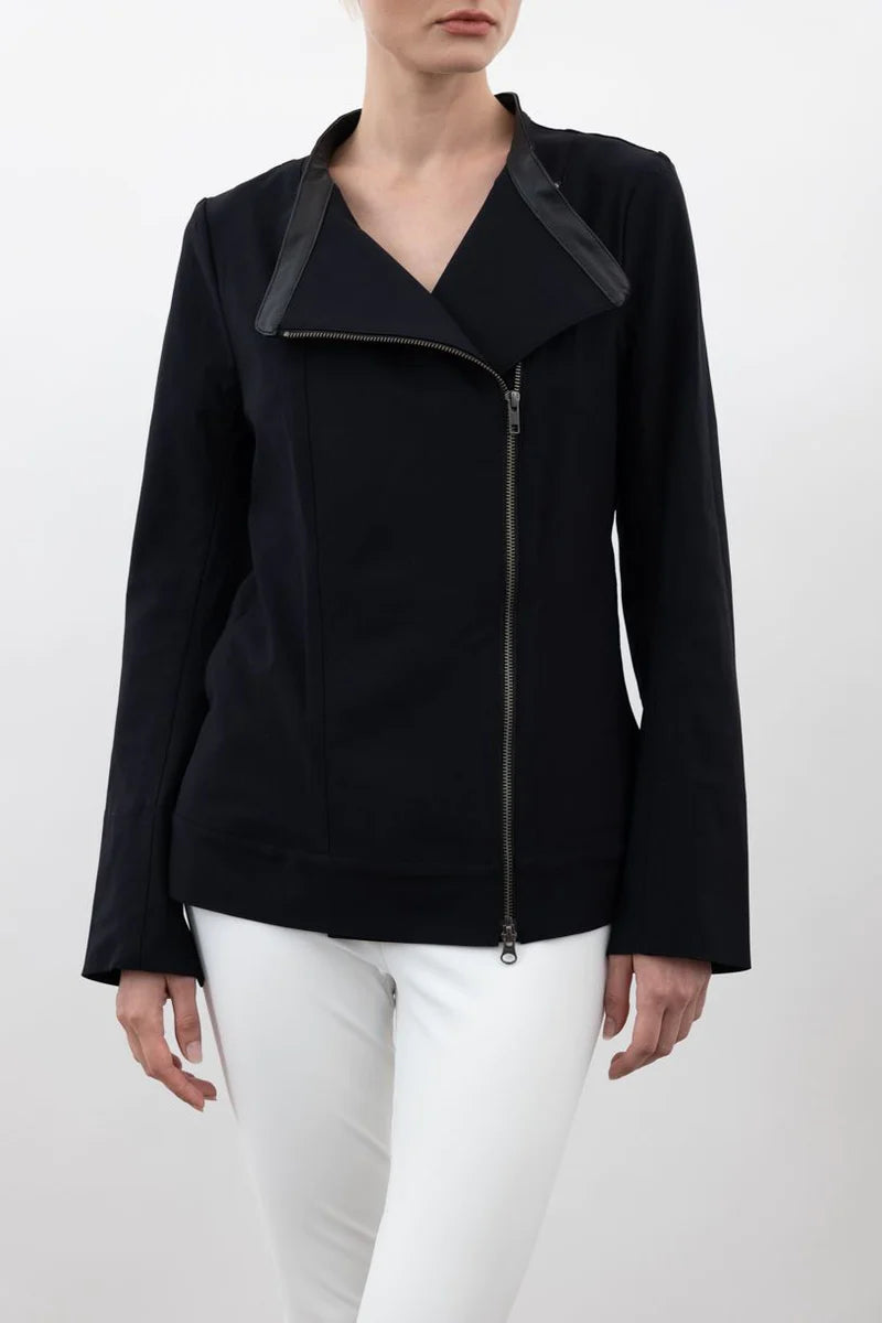 Elveracruz Black Stretch Moto Jacket