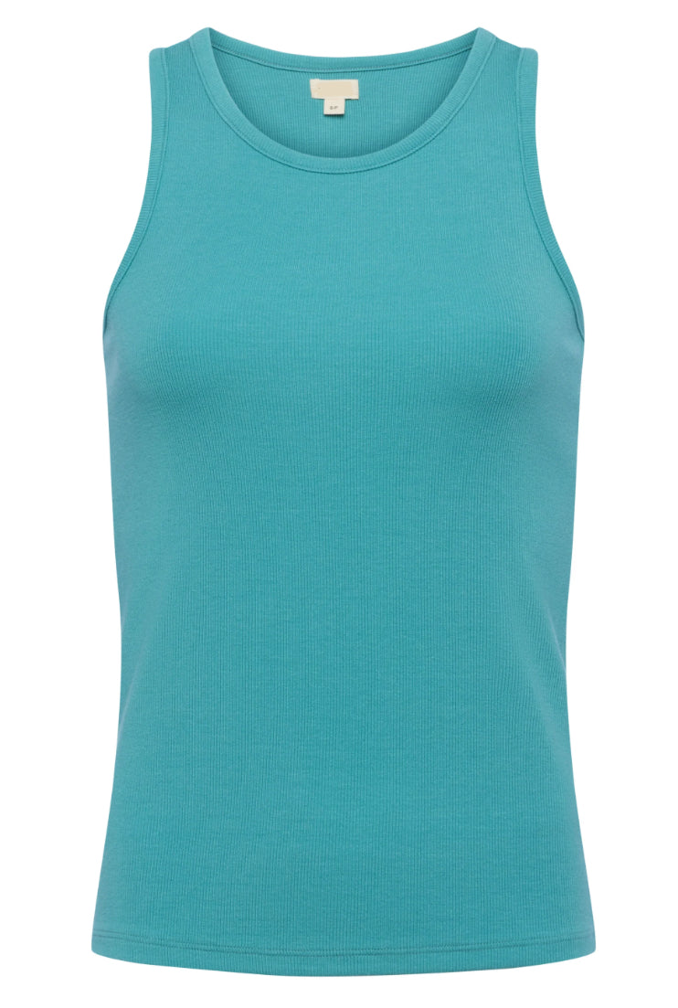 La5683 Teal Racerback Tank